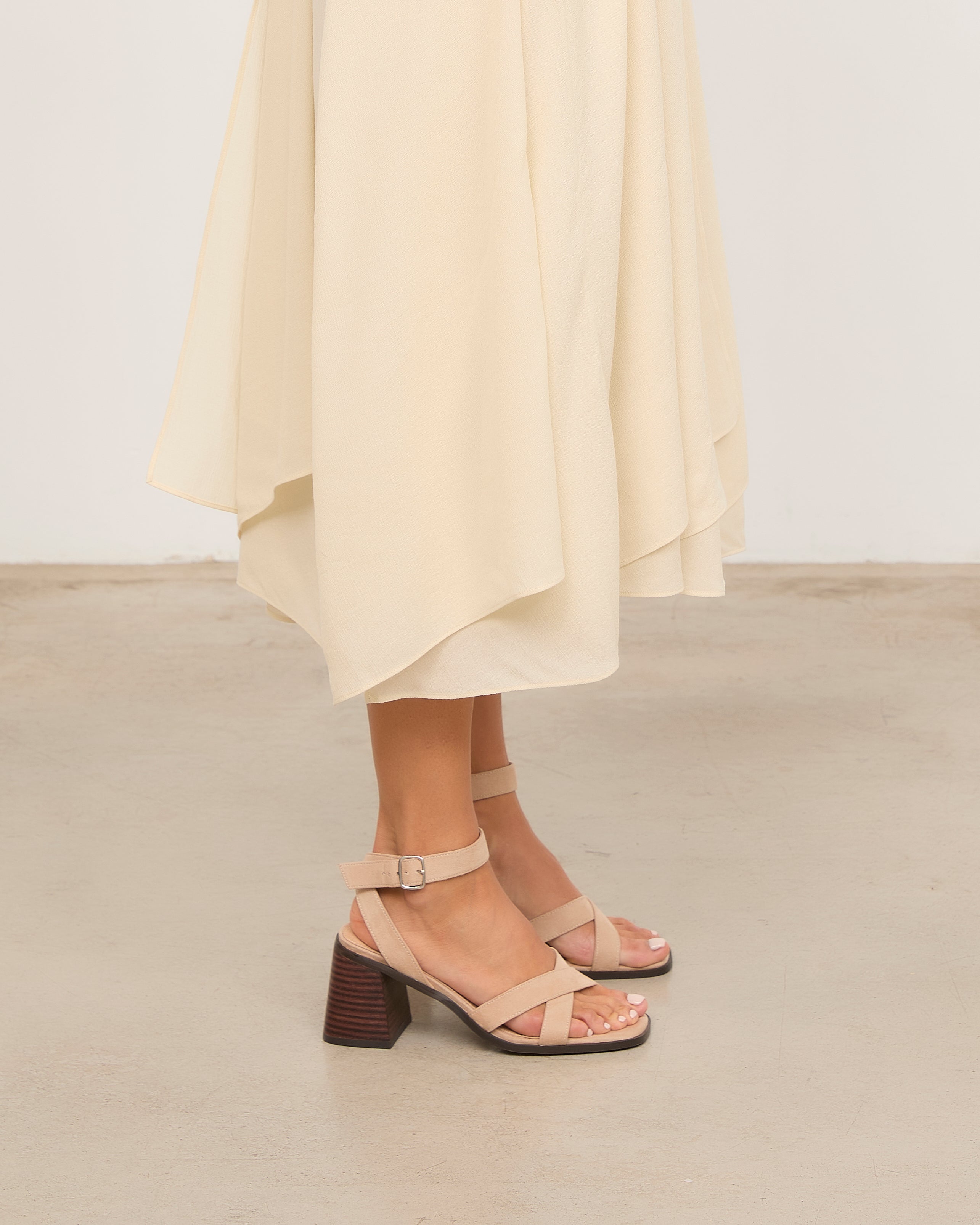 MIM Sandalia de tacón LUC BEIGE