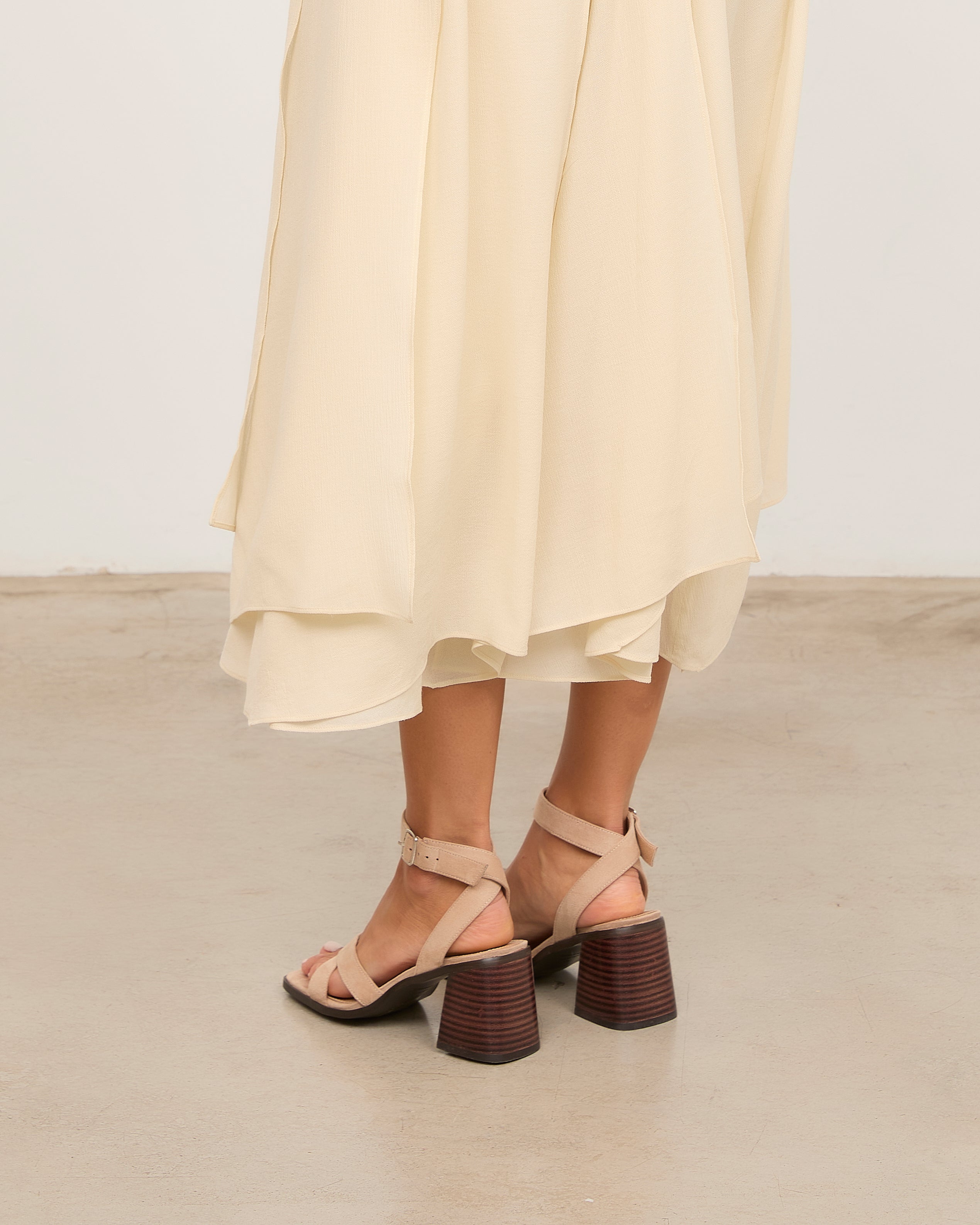 MIM Sandalia de tacón LUC BEIGE