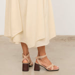 MIM Sandalia de tacón LUC BEIGE