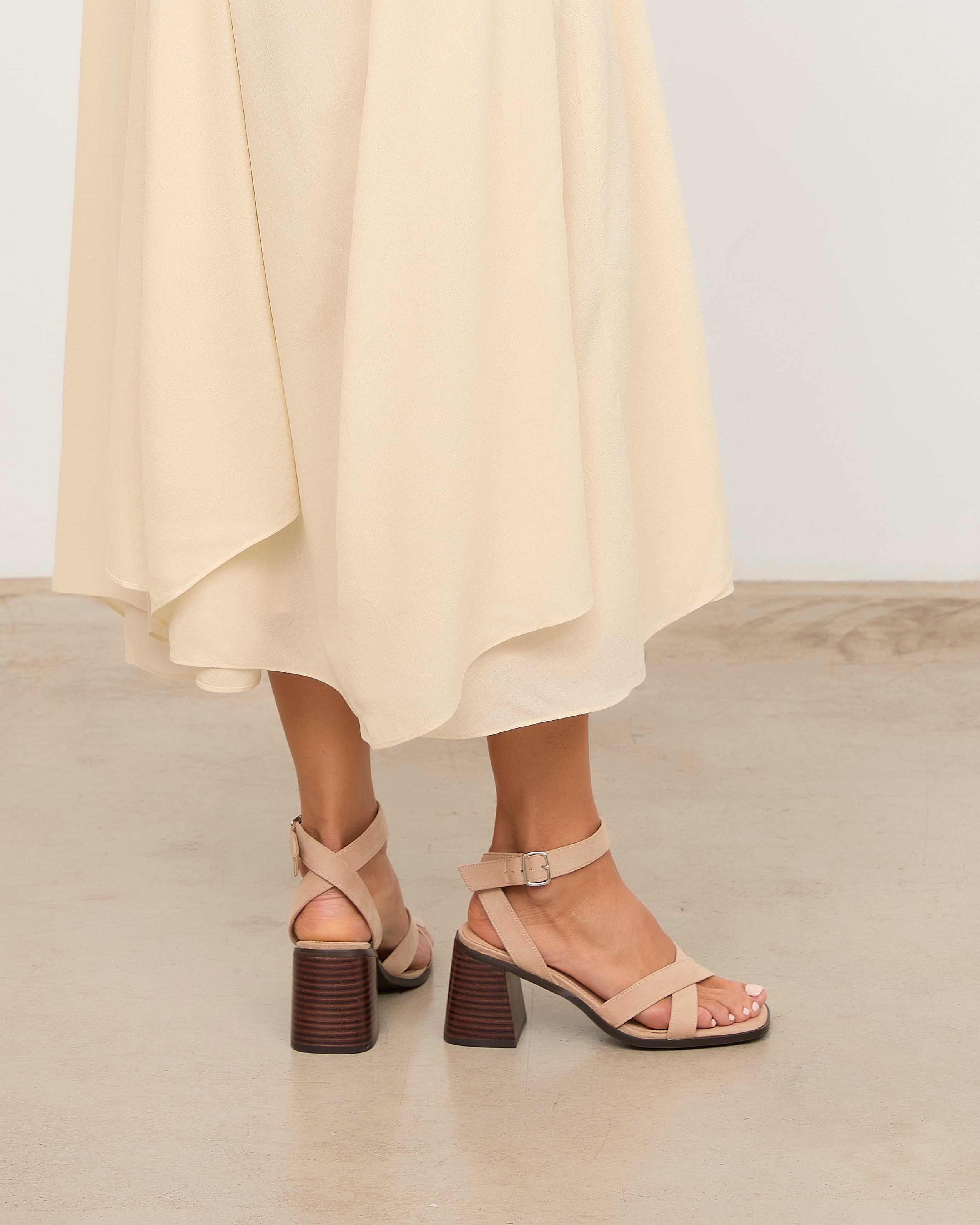 MIM Sandalia de tacón LUC BEIGE