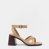 MIM Sandalia de tacón LUC BEIGE