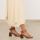 MIM Sandalia de tacón LUC CAMEL
