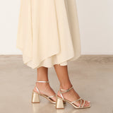 MIM Sandalia de tacón LUCIE DORADO