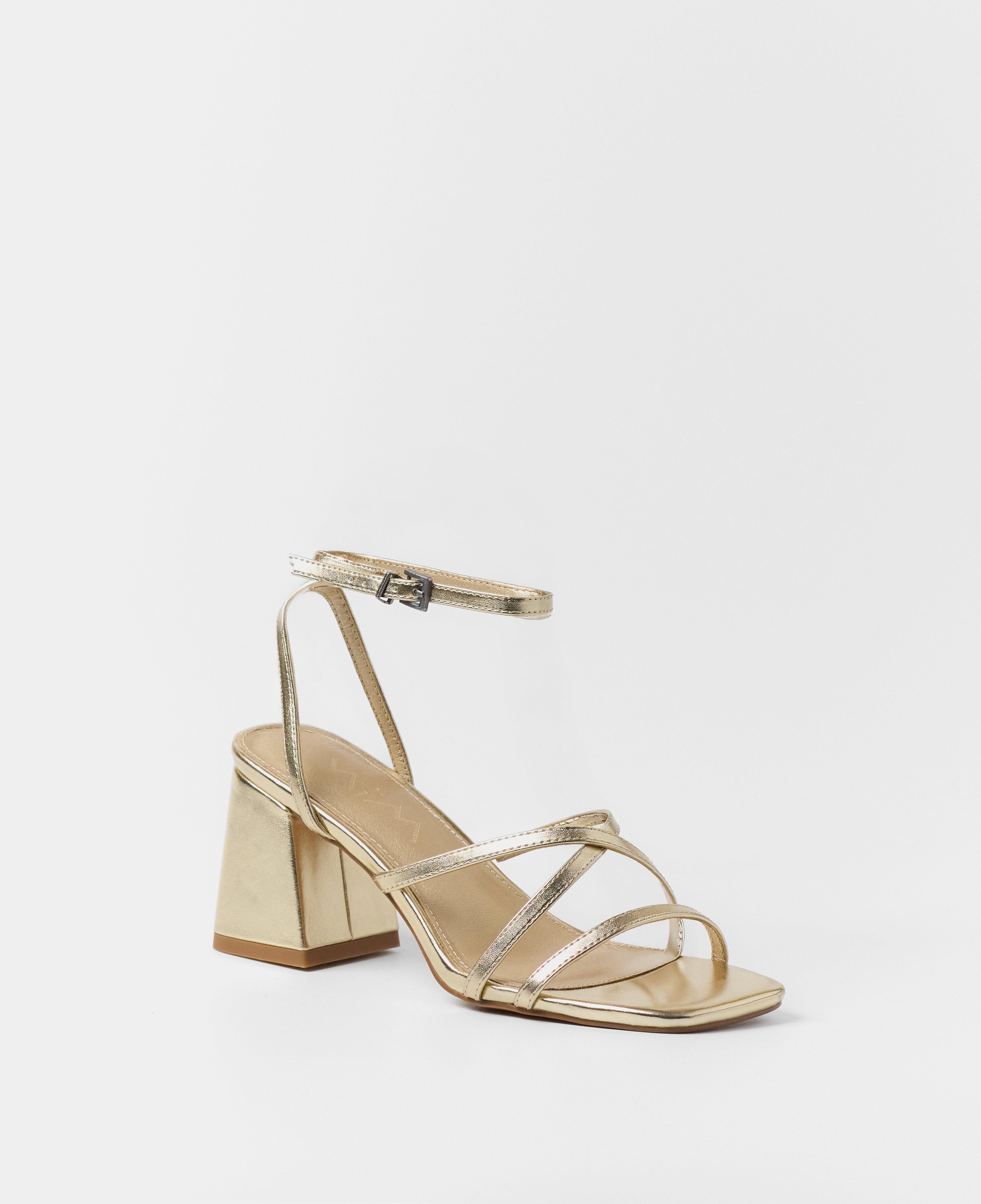 MIM Sandalia de tacón LUCIE DORADO