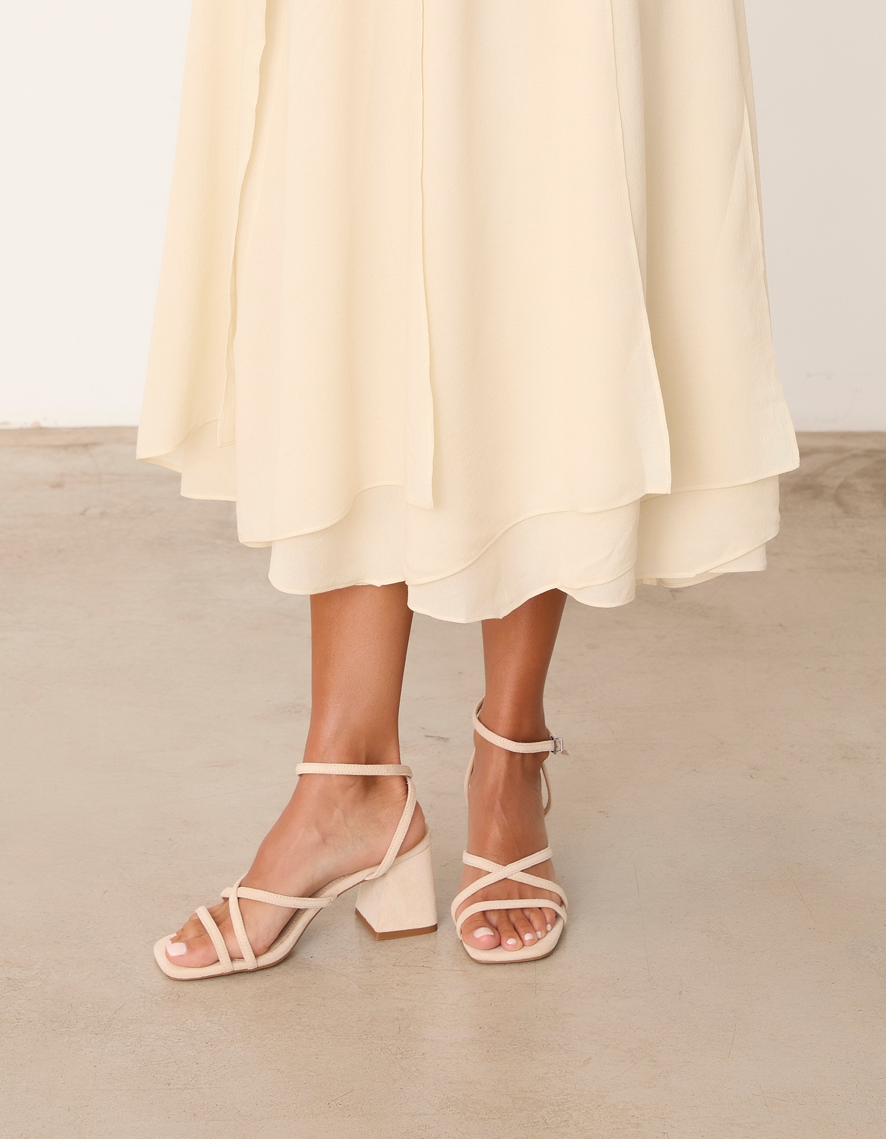 MIM Sandalia de tacón LUCIE ECRU