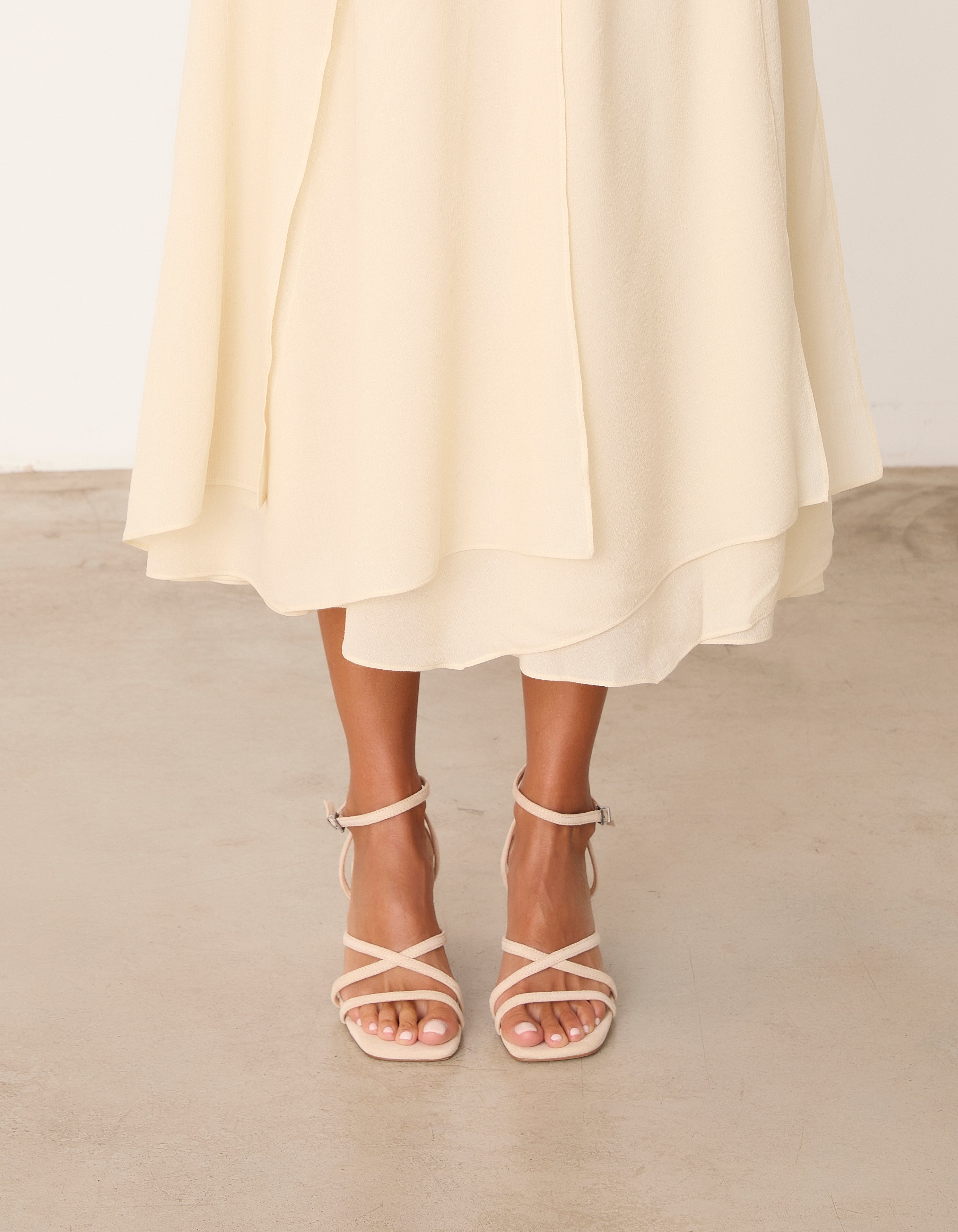 MIM Sandalia de tacón LUCIE ECRU