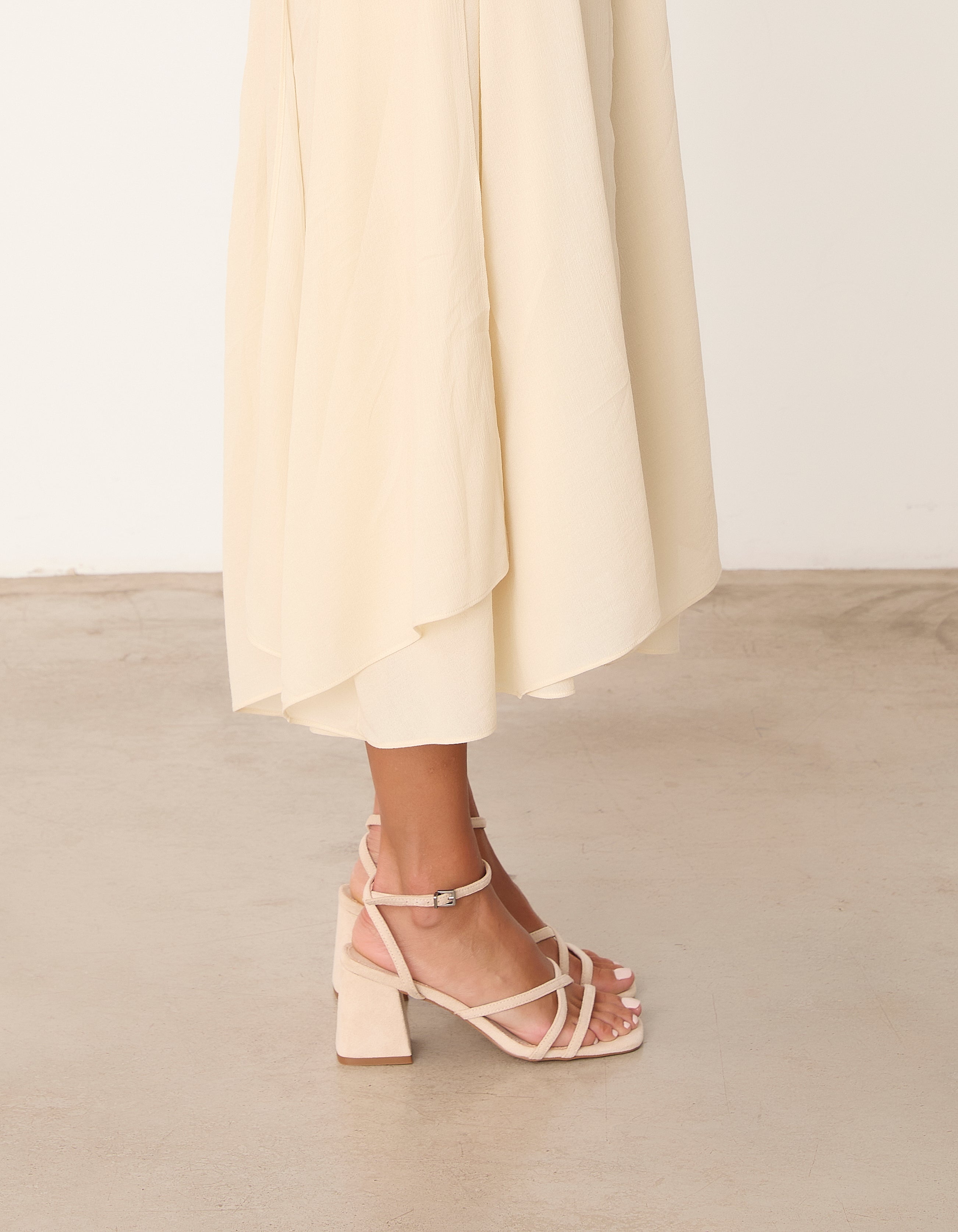 MIM Sandalia de tacón LUCIE ECRU