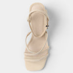 MIM Sandalia de tacón LUCIE ECRU