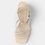 MIM Sandalia de tacón LUCIE ECRU