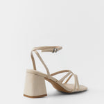 MIM Sandalia de tacón LUCIE ECRU