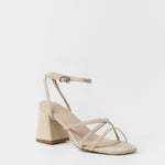 MIM Sandalia de tacón LUCIE ECRU