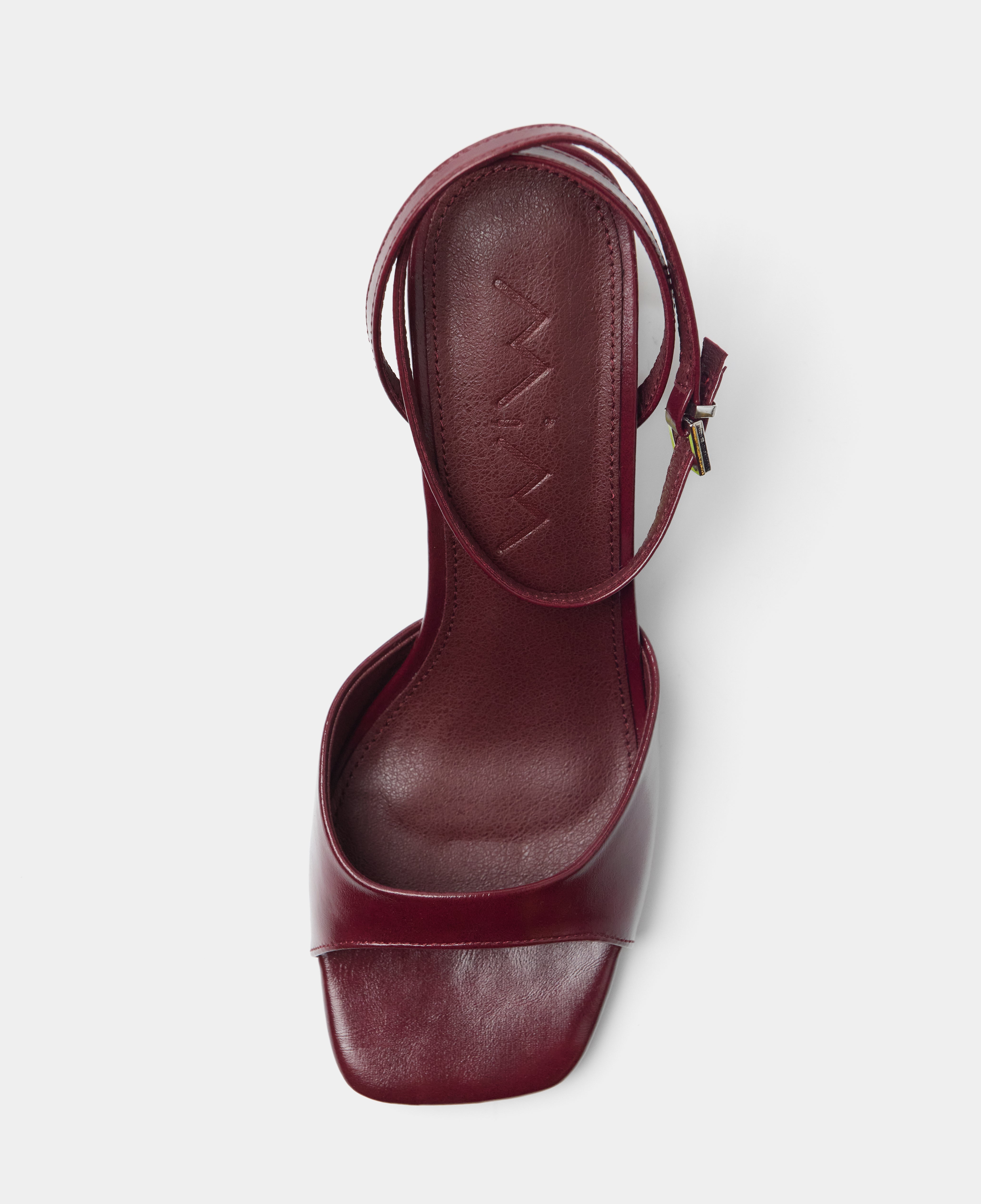 MIM Sandalia de tacón MANE BURDEOS