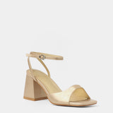 MIM Sandalia de tacón MANE DORADO