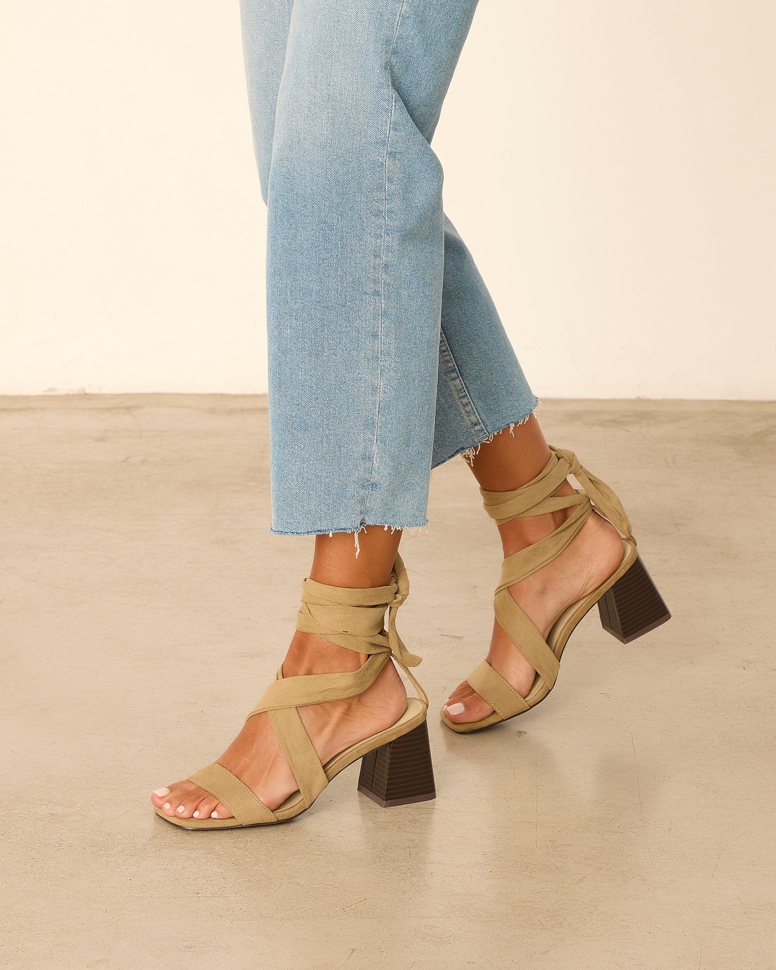 MIM Sandalia de tacón MEL VERDE