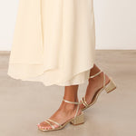 MIM Sandalia de tacón MELLY DORADO