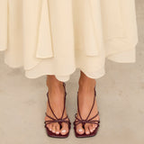 MIM Sandalia de tacón MERCI TEJA