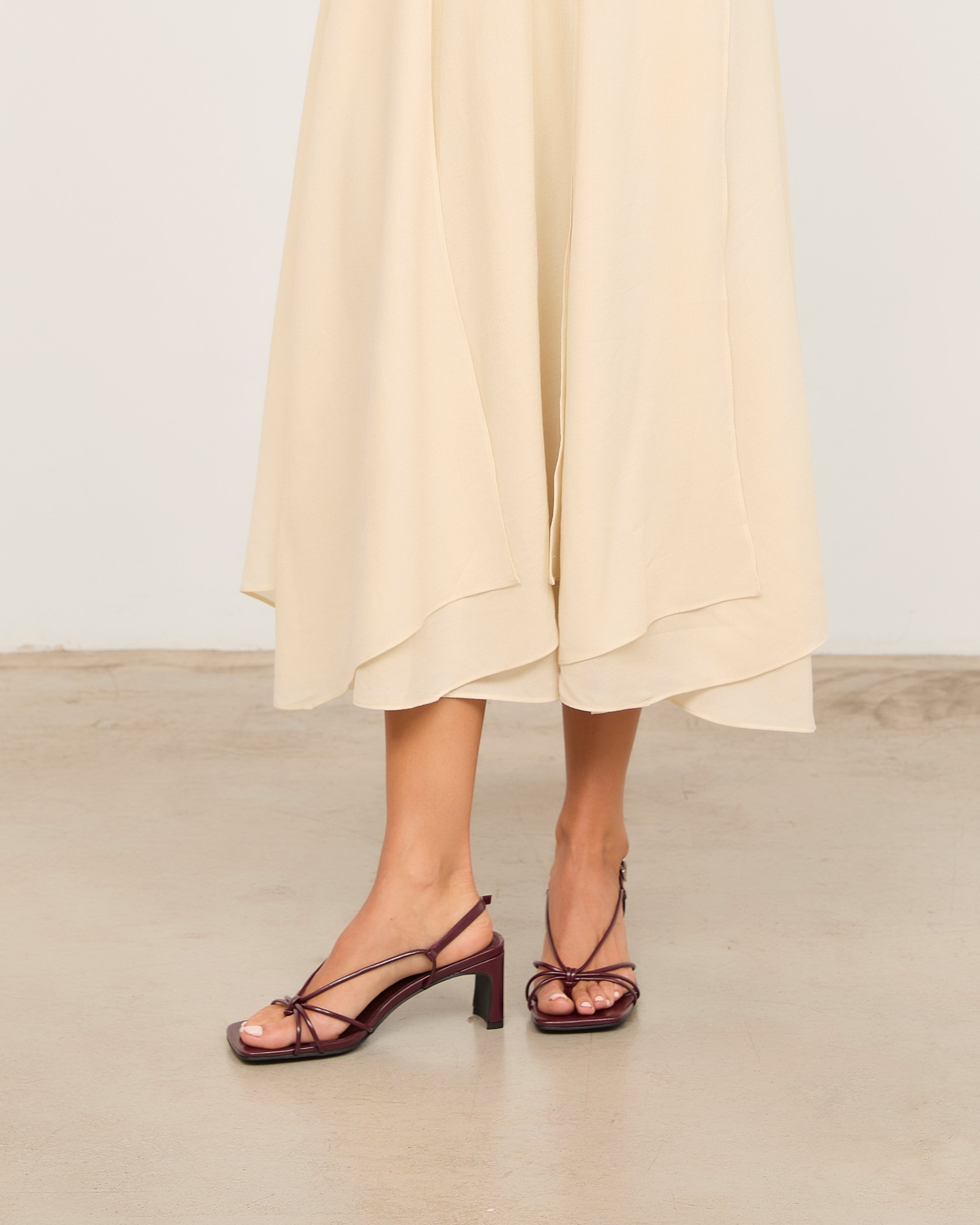 MIM Sandalia de tacón MERCI TEJA