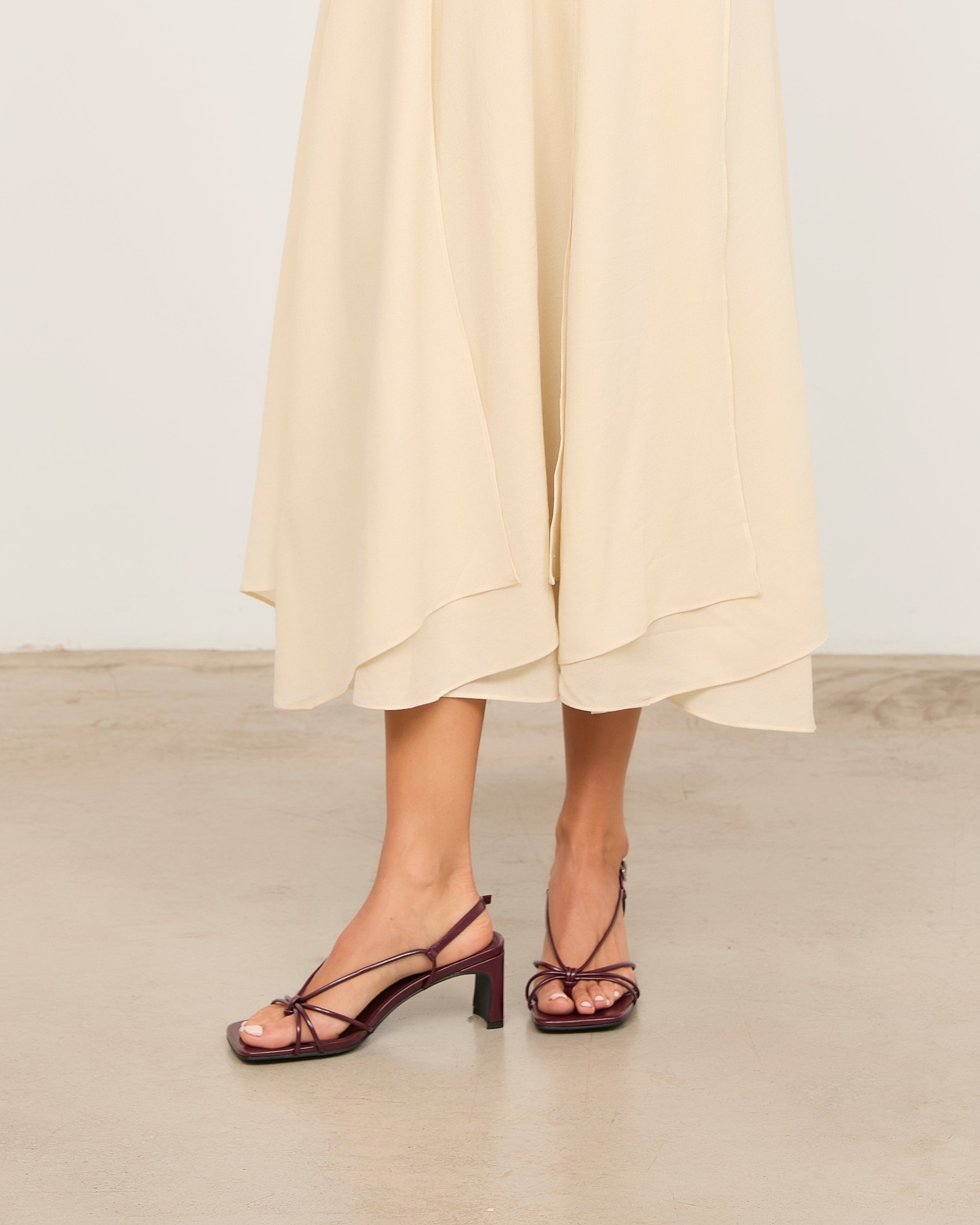 MIM Sandalia de tacón MERCI TEJA