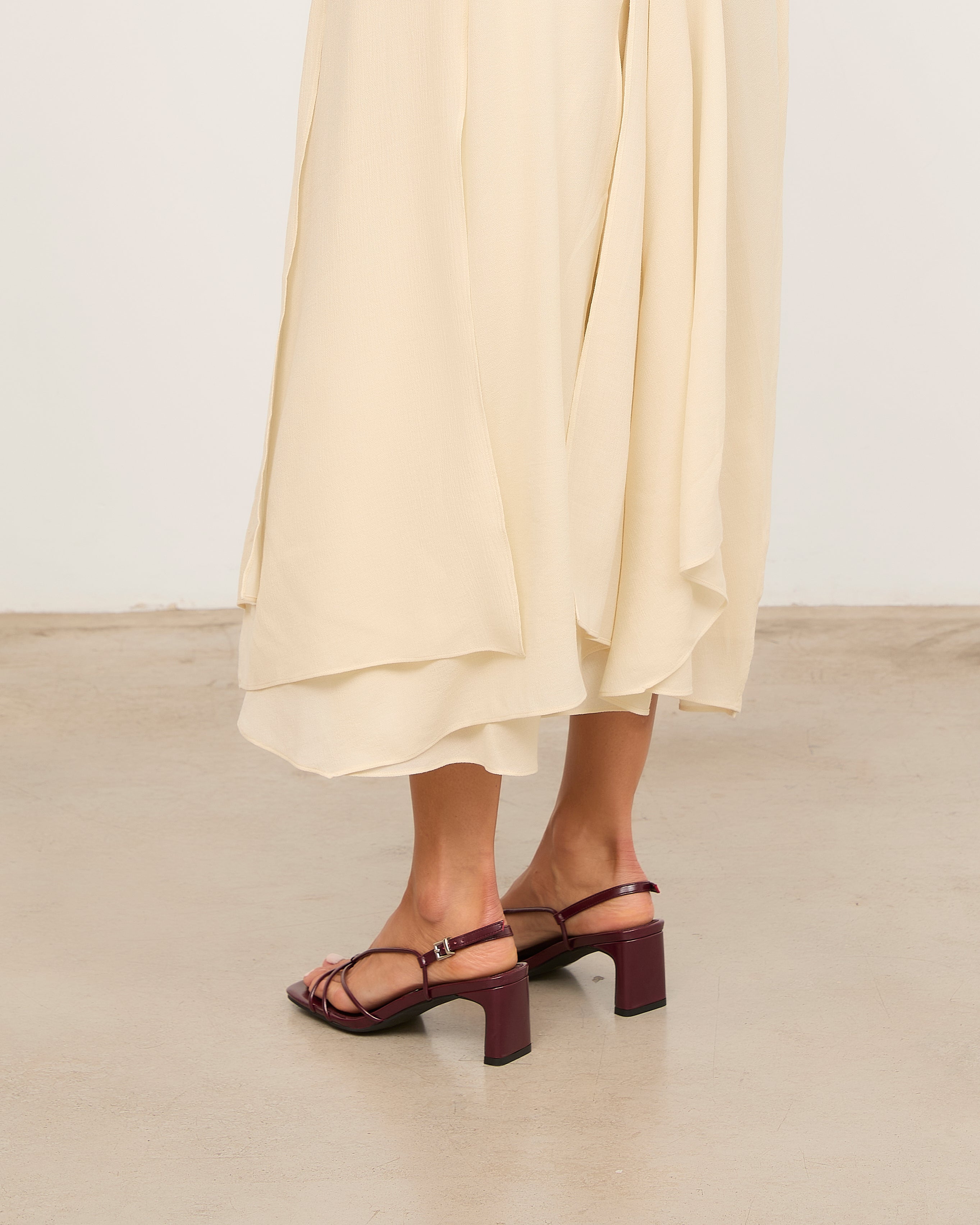 MIM Sandalia de tacón MERCI TEJA