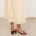 MIM Sandalia de tacón MERCI TEJA