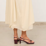 MIM Sandalia de tacón MERCI TEJA