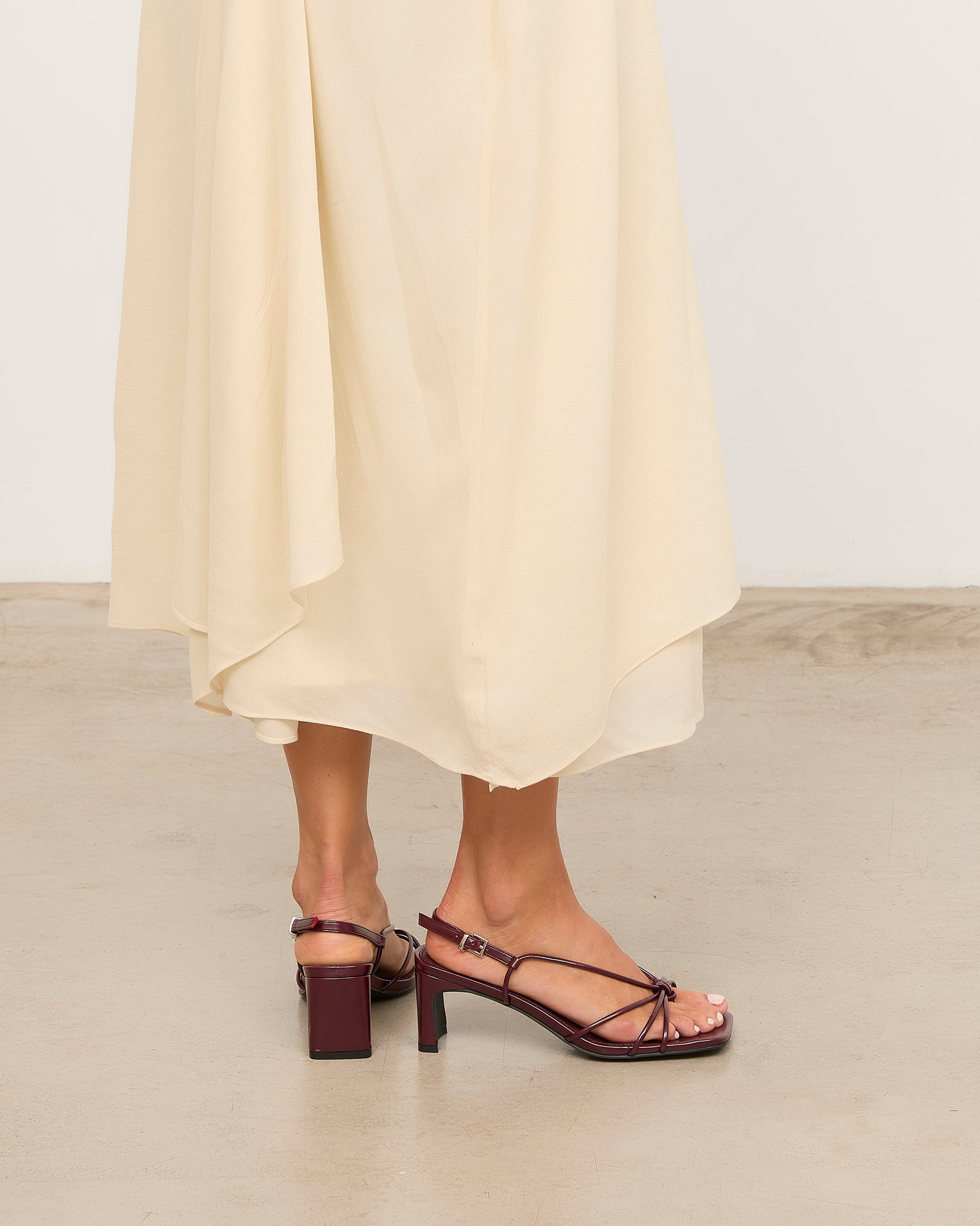 MIM Sandalia de tacón MERCI TEJA