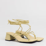 MIM Sandalia de tacón Missy Amarillo