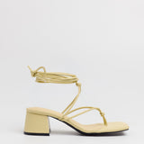 MIM Sandalia de tacón Missy Amarillo