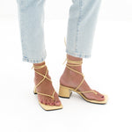 MIM Sandalia de tacón Missy Amarillo