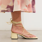 MIM Sandalia de tacón Missy Amarillo