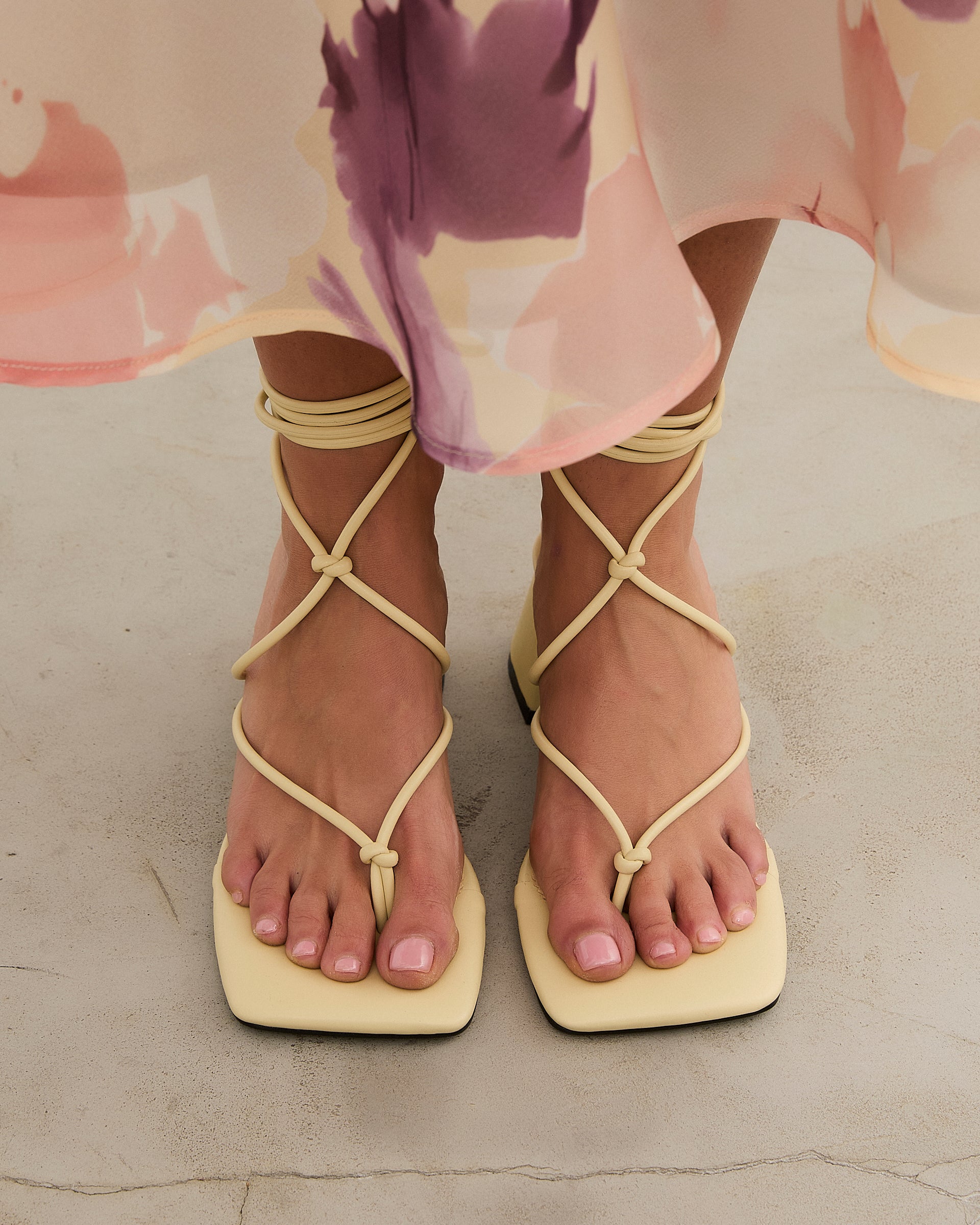 MIM Sandalia de tacón Missy Amarillo