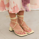 MIM Sandalia de tacón Missy Amarillo