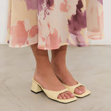 MIM Sandalia de tacón Murfy Amarillo