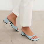 MIM Sandalia de tacón Murfy Celeste