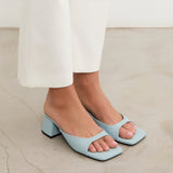 MIM Sandalia de tacón Murfy Celeste