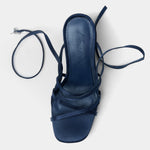 MIM Sandalia de tacón NORI AZUL MARINO