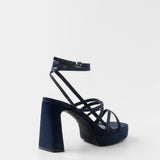 MIM Sandalia de tacón NORI AZUL MARINO