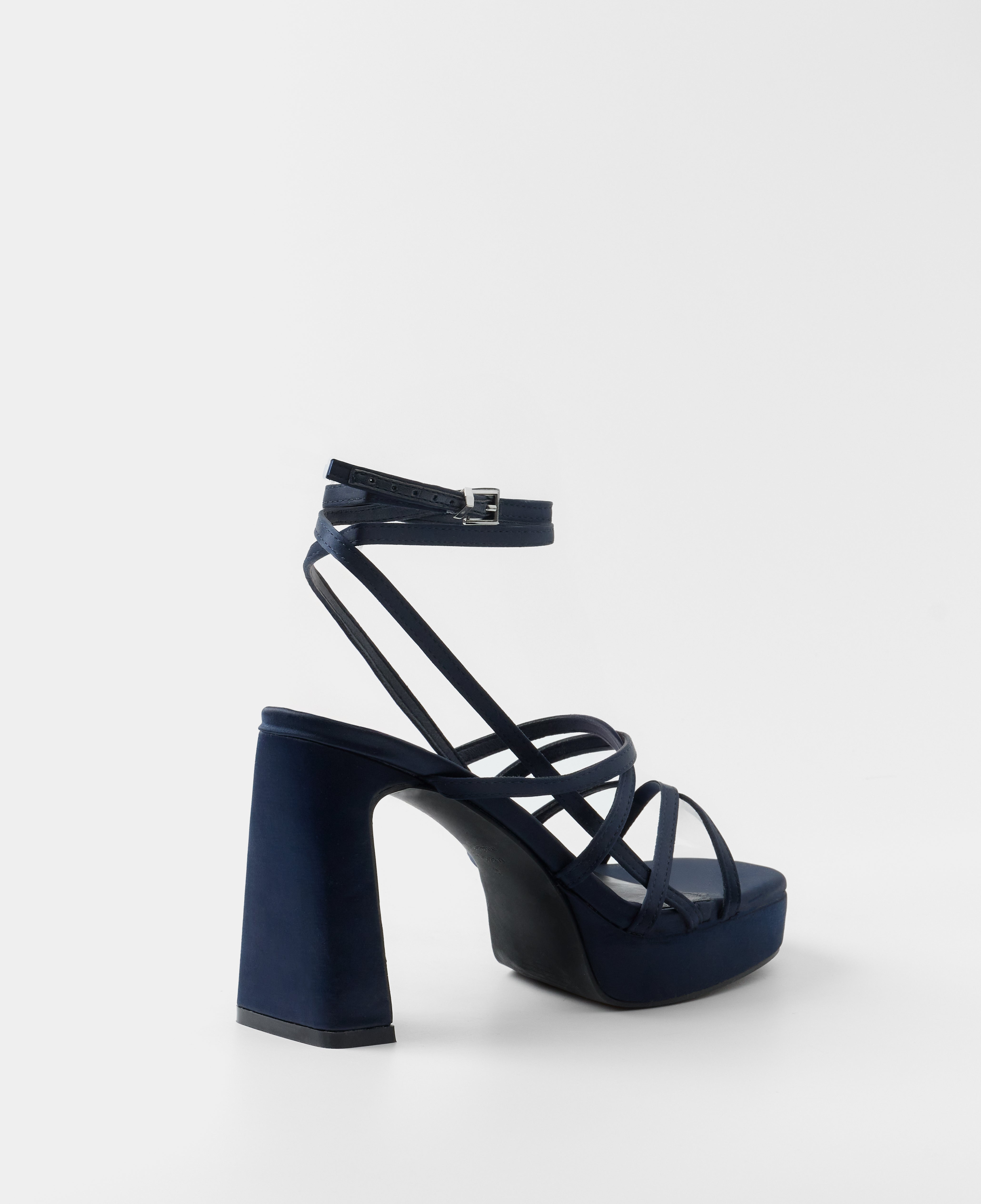 MIM Sandalia de tacón NORI AZUL MARINO