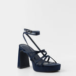 MIM Sandalia de tacón NORI AZUL MARINO