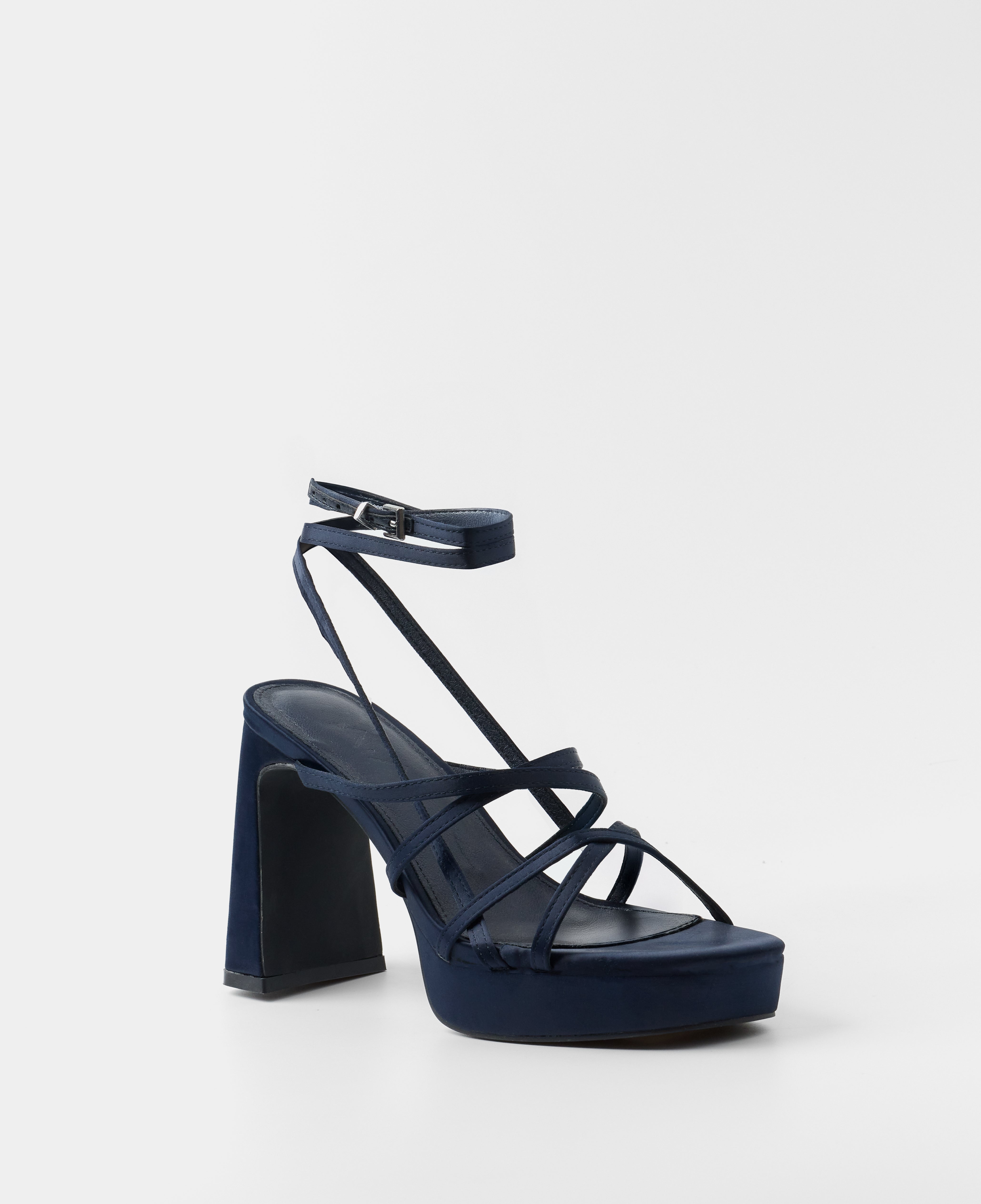 MIM Sandalia de tacón NORI AZUL MARINO