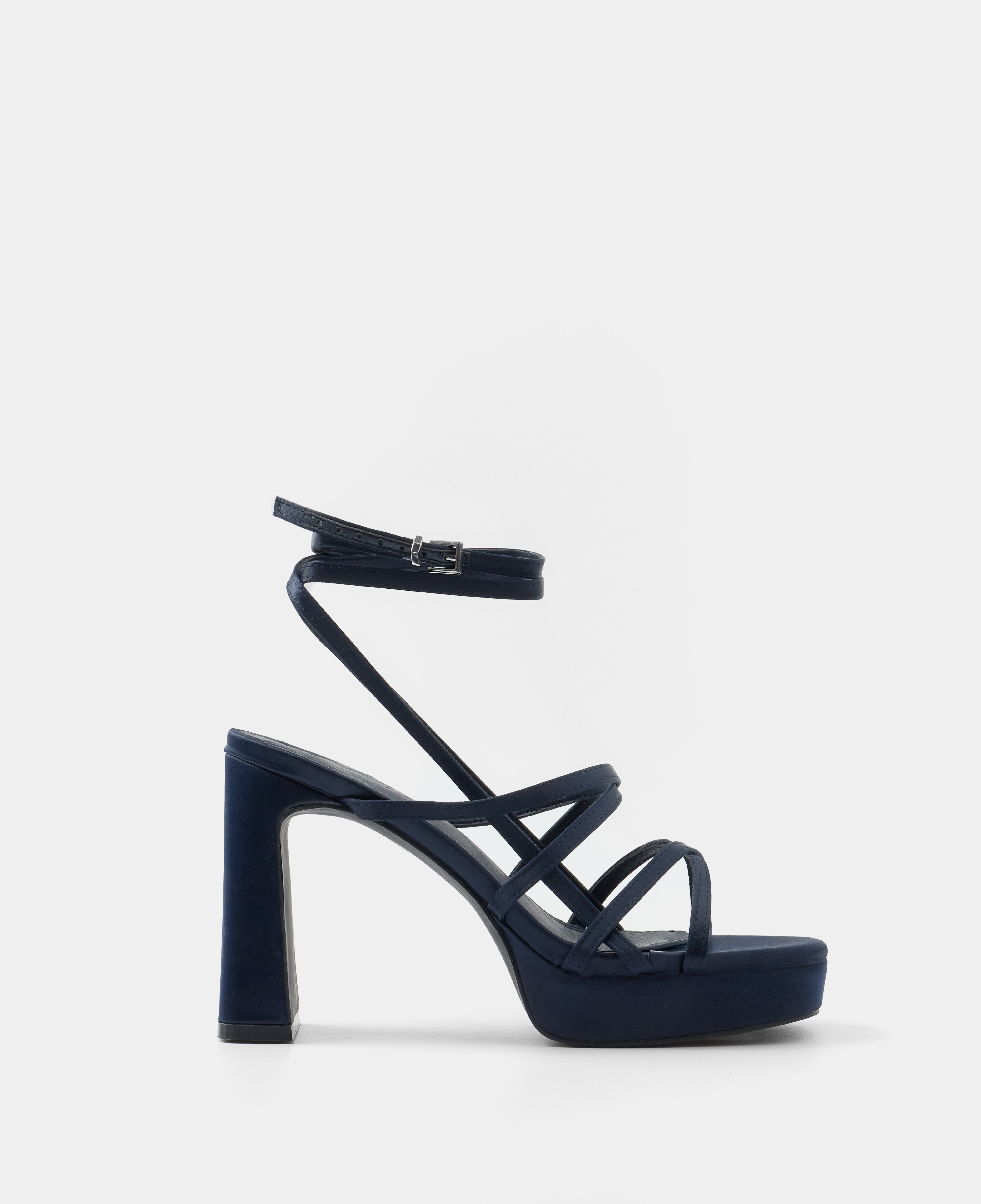 MIM Sandalia de tacón NORI AZUL MARINO