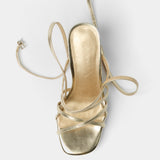 MIM Sandalia de tacón NORI DORADO