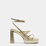MIM Sandalia de tacón NORI DORADO
