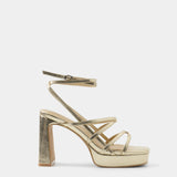 MIM Sandalia de tacón NORI DORADO