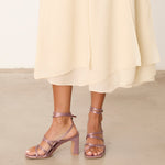 MIM Sandalia de tacón NORI PETIT MALVA