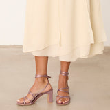 MIM Sandalia de tacón NORI PETIT MALVA