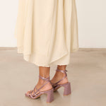 MIM Sandalia de tacón NORI PETIT MALVA