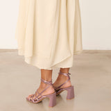 MIM Sandalia de tacón NORI PETIT MALVA