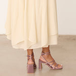 MIM Sandalia de tacón NORI PETIT MALVA