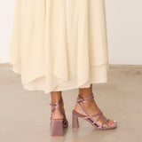 MIM Sandalia de tacón NORI PETIT MALVA